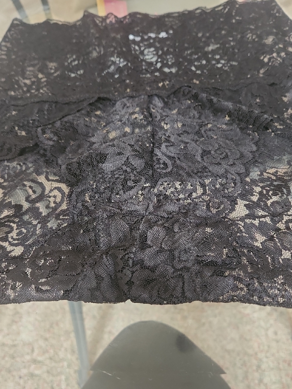 Black Lace Boyshort Panty - Women's Intimates 3/15